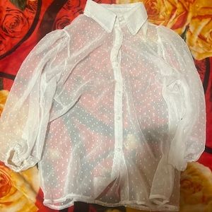 Size:m white smooth fabric